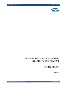 2015 TPA Stability Study Scope