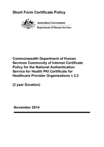 Commonwealth Department of Human Services Community of