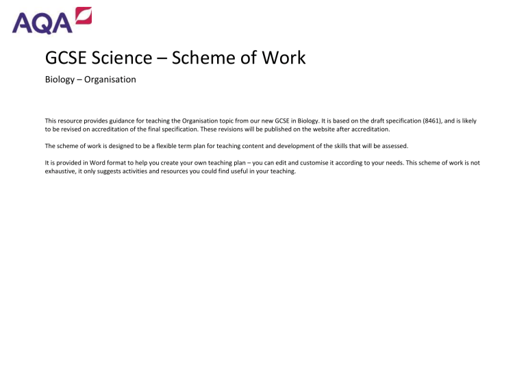 gcse-science-scheme-of-work