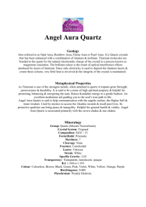 Angel Aura Quartz Geology