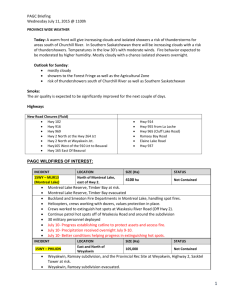 PAGC Briefing Wednesday July 11, 2015 @ 1100h PROVINCE