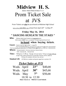 jvs prom poster - Midview Local School District