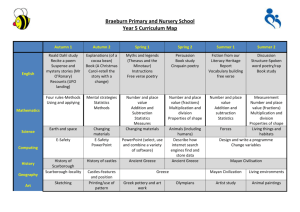 Braeburn Primary and Nursery School Year 5 Curriculum Map