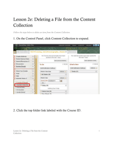 Lesson 2e Deleting a File from the Content Collection_v3