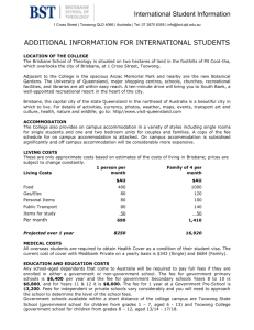 Additional Information for International Students