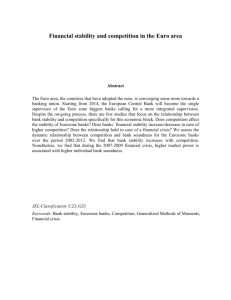 Competition and Financial Stability