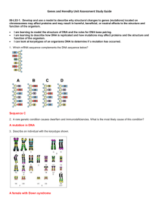 Genes and Heredity Unit Assessment Study Guide 08-LS3
