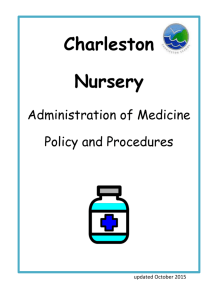 Administration of Medicine