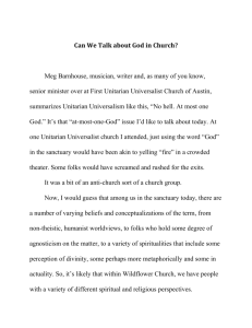 Can We Talk about God in Church?