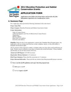 application form - Lake Champlain Basin Program