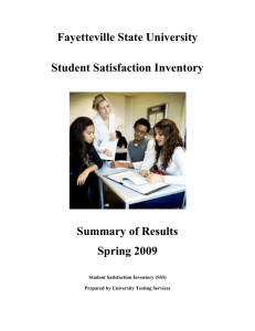 2009 SSI Report (2) - Fayetteville State University