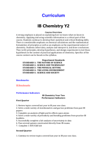 IB Chem Y2