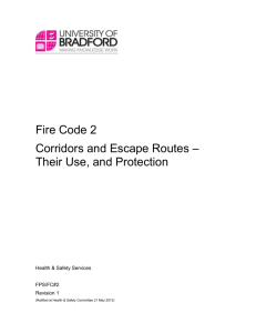 Fire Code 2 - University of Bradford