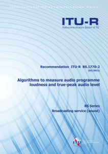 RECOMMENDATION ITU-R BS.1770-2
