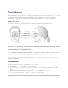 What are the Symptoms of Chronic Sinusitis
