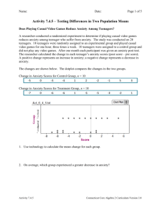 Activity 7.4.5 Testing Differences in Two Population Means