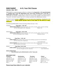 to Enrichment Registration Forms.