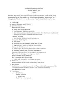 TURPIN BOOSTER BOARD MINUTES MONDAY May 19th, 2014 7