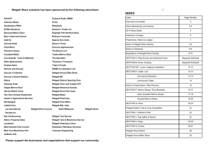 2. Walgett Show main sections schedule 2014