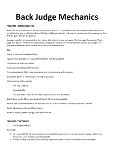 Back-Judge-Mechanics