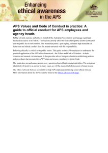 APS Values - Australian Public Service Commission