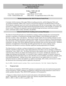 Syllabus - Spring 2011 - Minnesota State University Moorhead