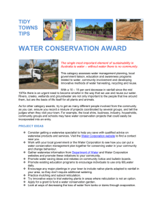 Water Conservation - Keep Australia Beautiful WA