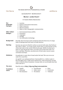 Water underfoot – worksheet – docx version