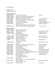 Z-Card Schedule Students Only* Students and Family+ Thursday