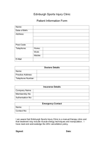 Patient Information Form