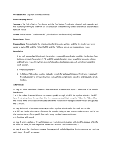 Oct 1 Dispatch and Track Vehicles Use Case