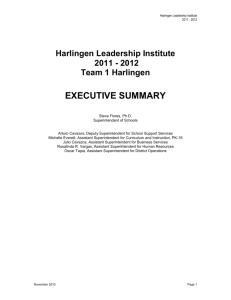 Rationale - Harlingen Consolidated Independent School District