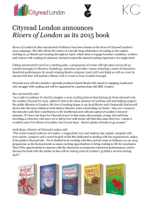 Rivers of London - Cityread London