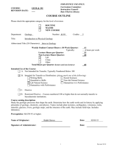 GEOL 101 2015
