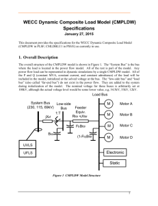 WECC Composite Load Model Specifications 01-27-2015