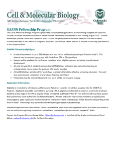 GAANN Fellowship Highlights - Cell and Molecular Biology