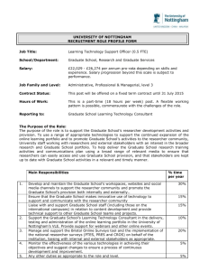 DRAFT 1 - Jobs - University of Nottingham