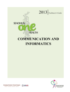 Communication and Informatics Facilitator Guide