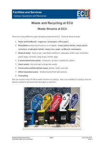 Waste and Recycling Guide Word Document