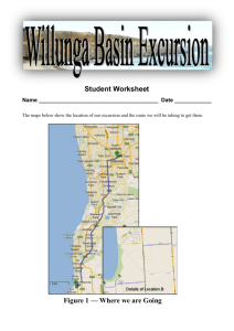 Willunga Basin Field Guide Student Worksheet