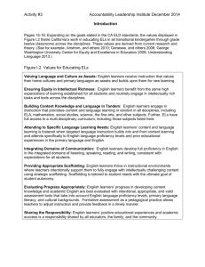 An Overview of the ELAELD Framework Handout 4of4