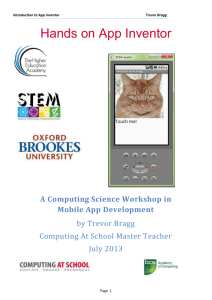 Introduction to App Inventor
