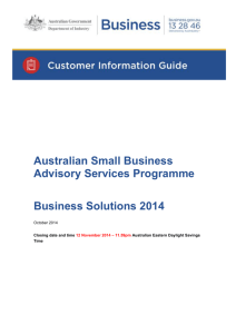 Customer Information Guide -ASBAS Programme