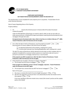 COMDEV-89-471 NSP Tenant Protection Compliance Questionnaire