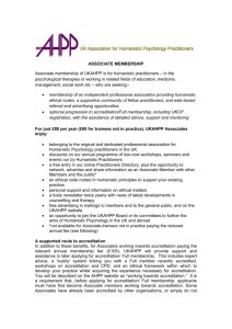 UKAHPP Associate Application Form