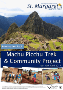 Machu Picchu Information Pack Added: 26th January 2016