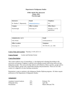 INDG 1012h - Trent University