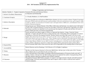 Virginia Cooperative Extension Diversity and Inclusion Fellows