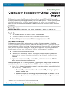 6 Optimization Strategies for Clinical Decision Support
