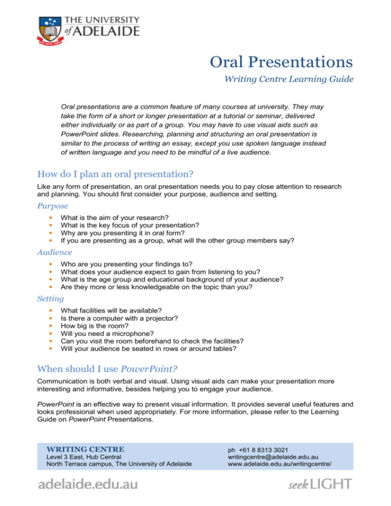 oral presentation topics australia 2023
